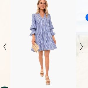 NWT Tuckernuck blue stripe kenzo mini dress